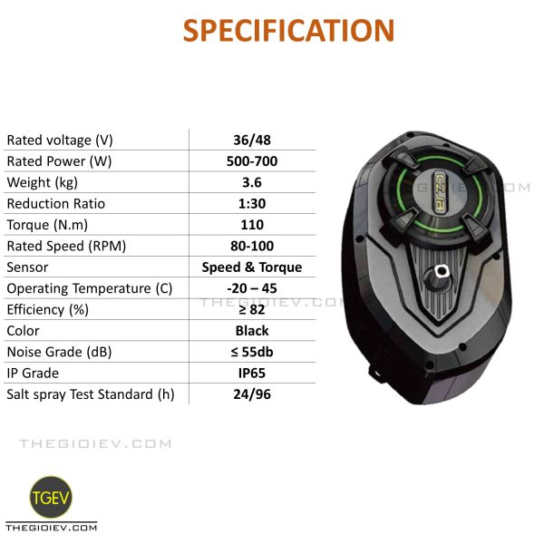 Mid Drive Motor – MM02-1 – Thế giới EV